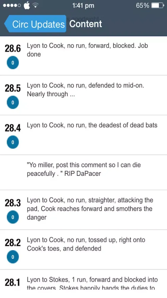 Cric Updates - Live Cricket Score and News স্ক্রিনশট