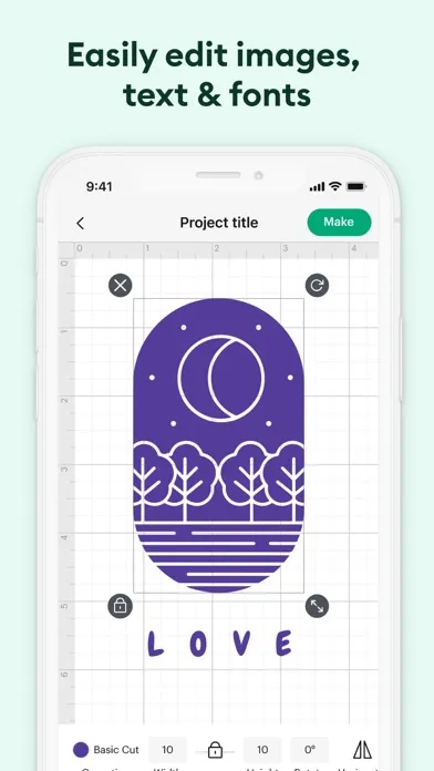Cricut Design Space スクリーンショット