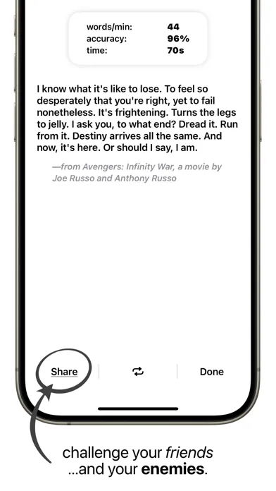 Capturas de pantalla de Peck - Typing Test