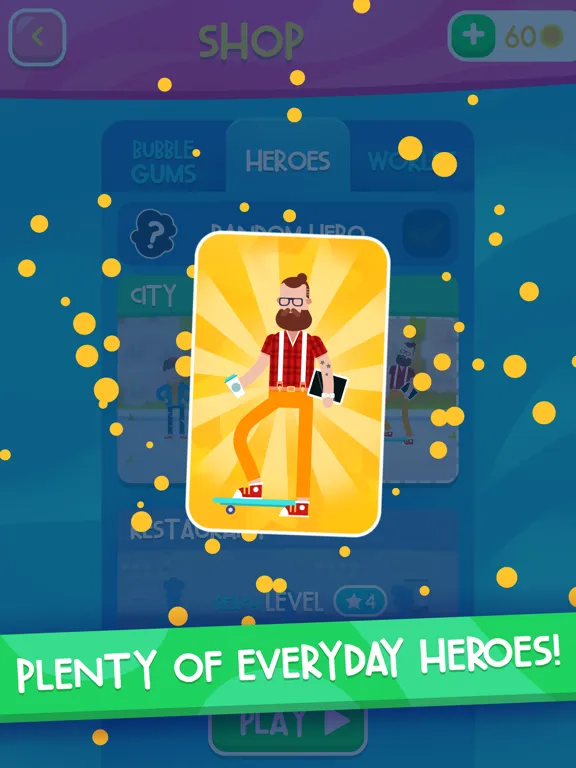 Capturas de pantalla de Bubblegum Hero iPad 