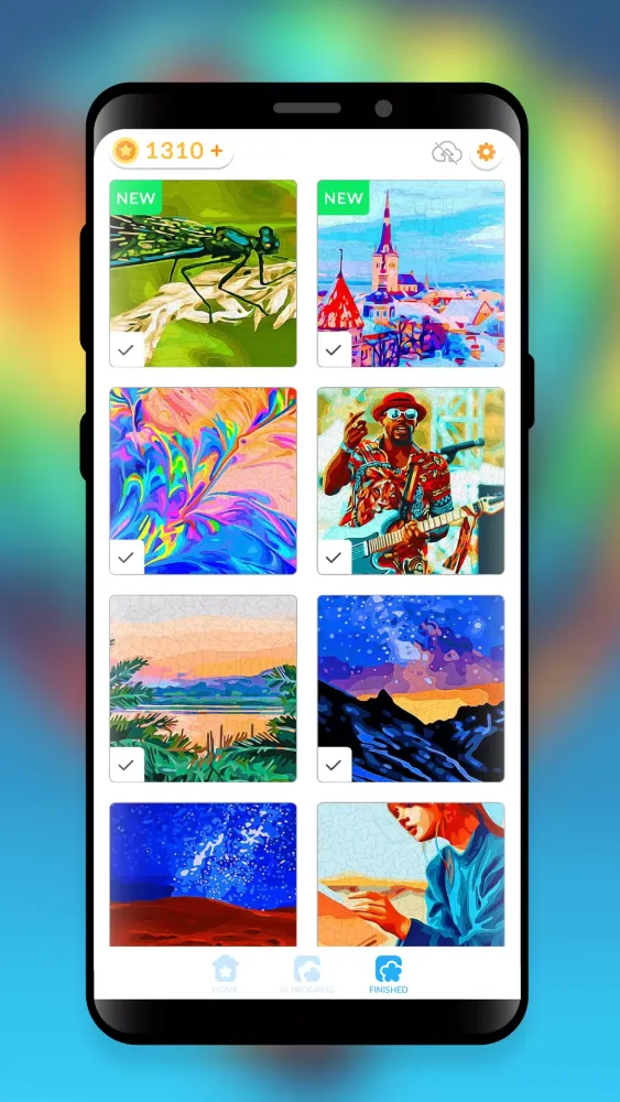 Captures d'écran de Puzzle by Numbers