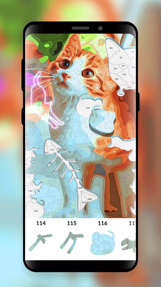 Captures d'écran de Puzzle by Numbers