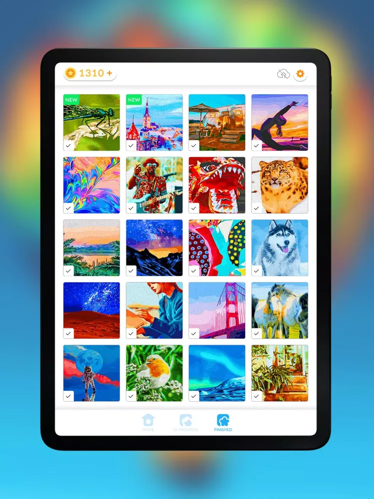 Captures d'écran de Puzzle by Numbers