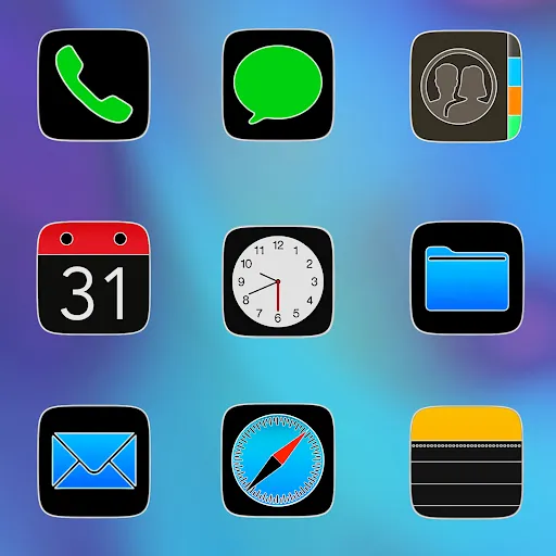 CRiOS Fluo - Icon Pack 스크린샷