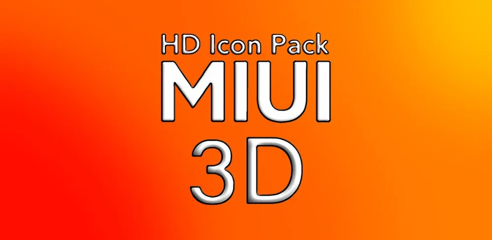 MIUl 3D - Icon Pack