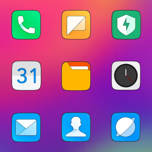 MIUl Carbon - Icon Pack Screenshots