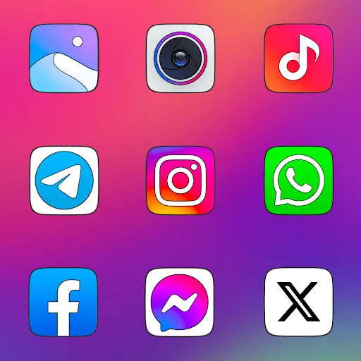 MIUl Carbon - Icon Pack Screenshots