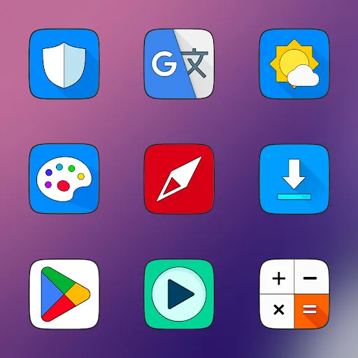 Oxigen Square - Icon Pack Ekran Görüntüleri