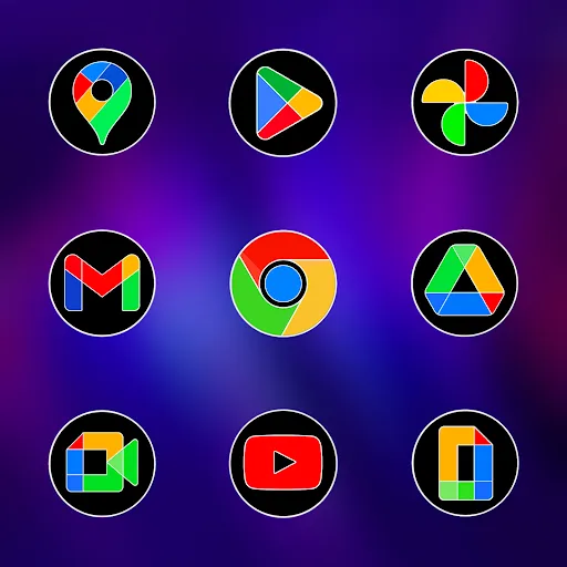 Pixly Fluo - Icon Pack应用截图