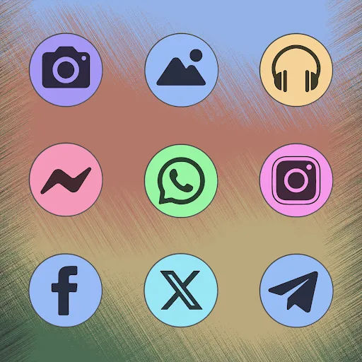 Capturas de tela do Pixly Material You - Icon Pack