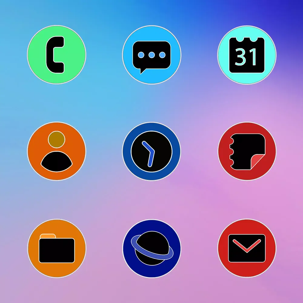 ภาพหน้าจอของ Pixel One Ui Fluo