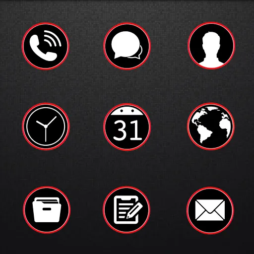 Capturas de pantalla de Pixly Professional Dark - Icon