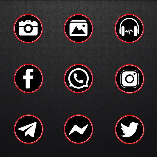 Capturas de pantalla de Pixly Professional Dark - Icon