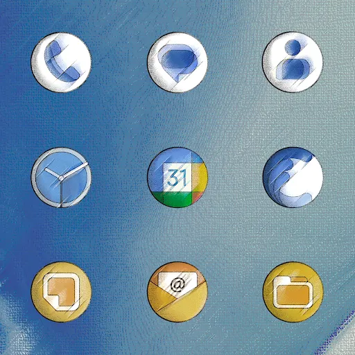 Tangkapan layar Pixly Vintage - Icon Pack