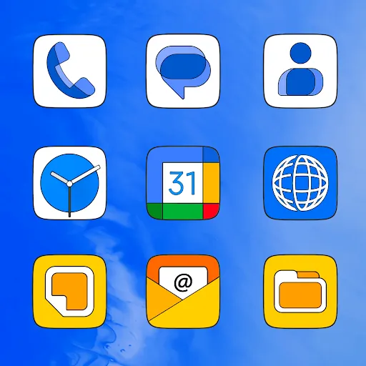 Captures d'écran de Pixly Square - Icon Pack