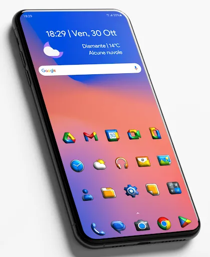 Capturas de tela do Pixly Limitless 3D - Icon Pack
