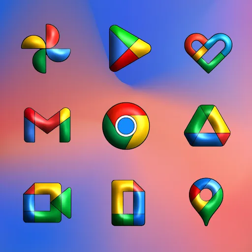 Capturas de tela do Pixly Limitless 3D - Icon Pack