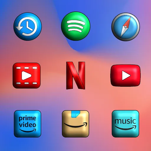 Capturas de tela do Pixly Limitless 3D - Icon Pack