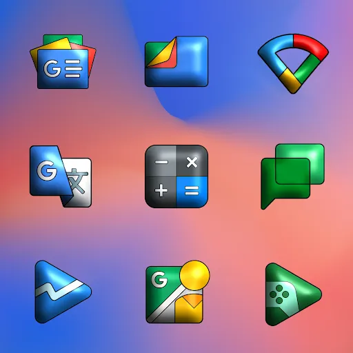 Capturas de tela do Pixly Limitless 3D - Icon Pack