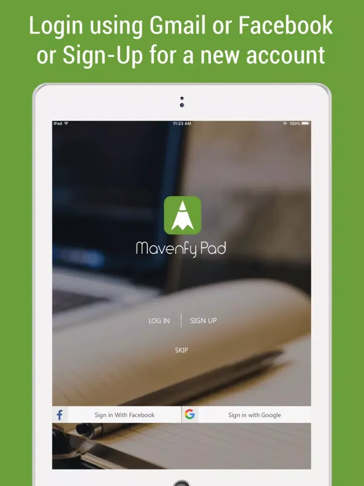 Mavenfy Pad iPad  스크린샷