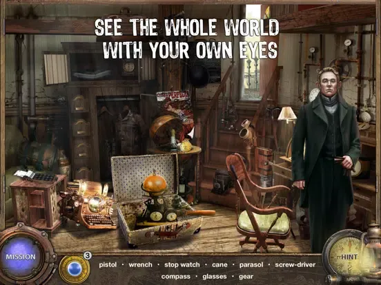 Capturas de tela do Around The World in 80 Days - Hidden Object Games iPad 