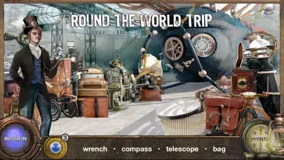 Capturas de tela do Around The World in 80 Days - Hidden Object Games