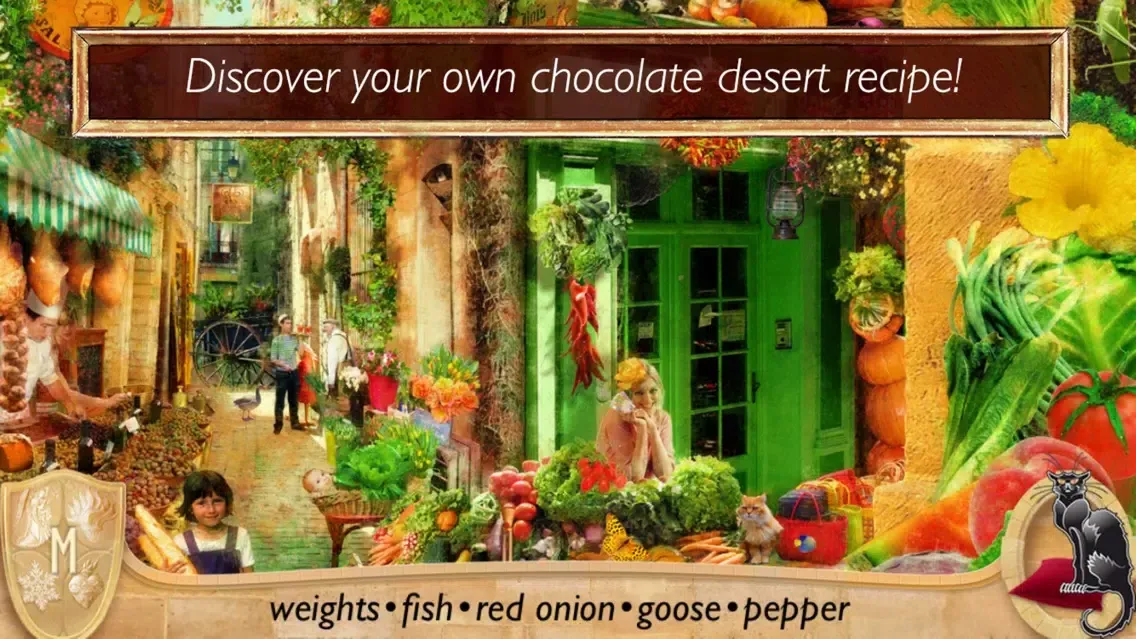 Tangkapan skrin Hidden Objects: Romance with Chocolate