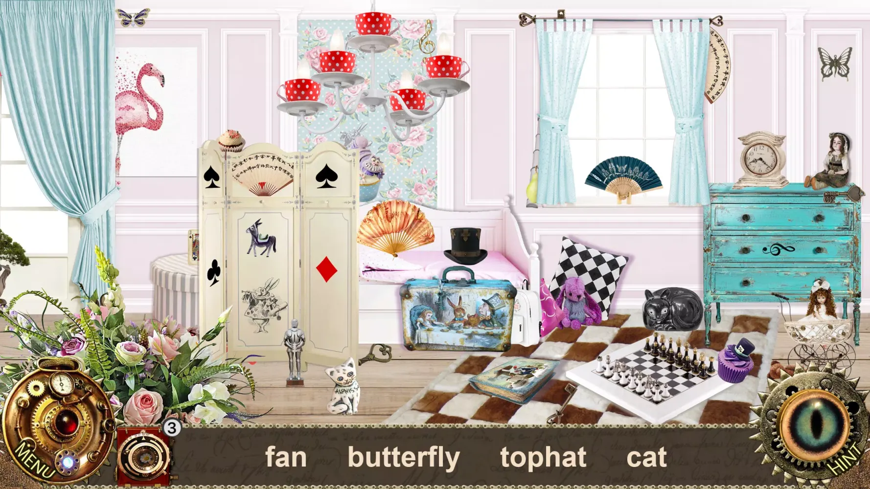 Tangkapan layar Hidden Object Games with Alice