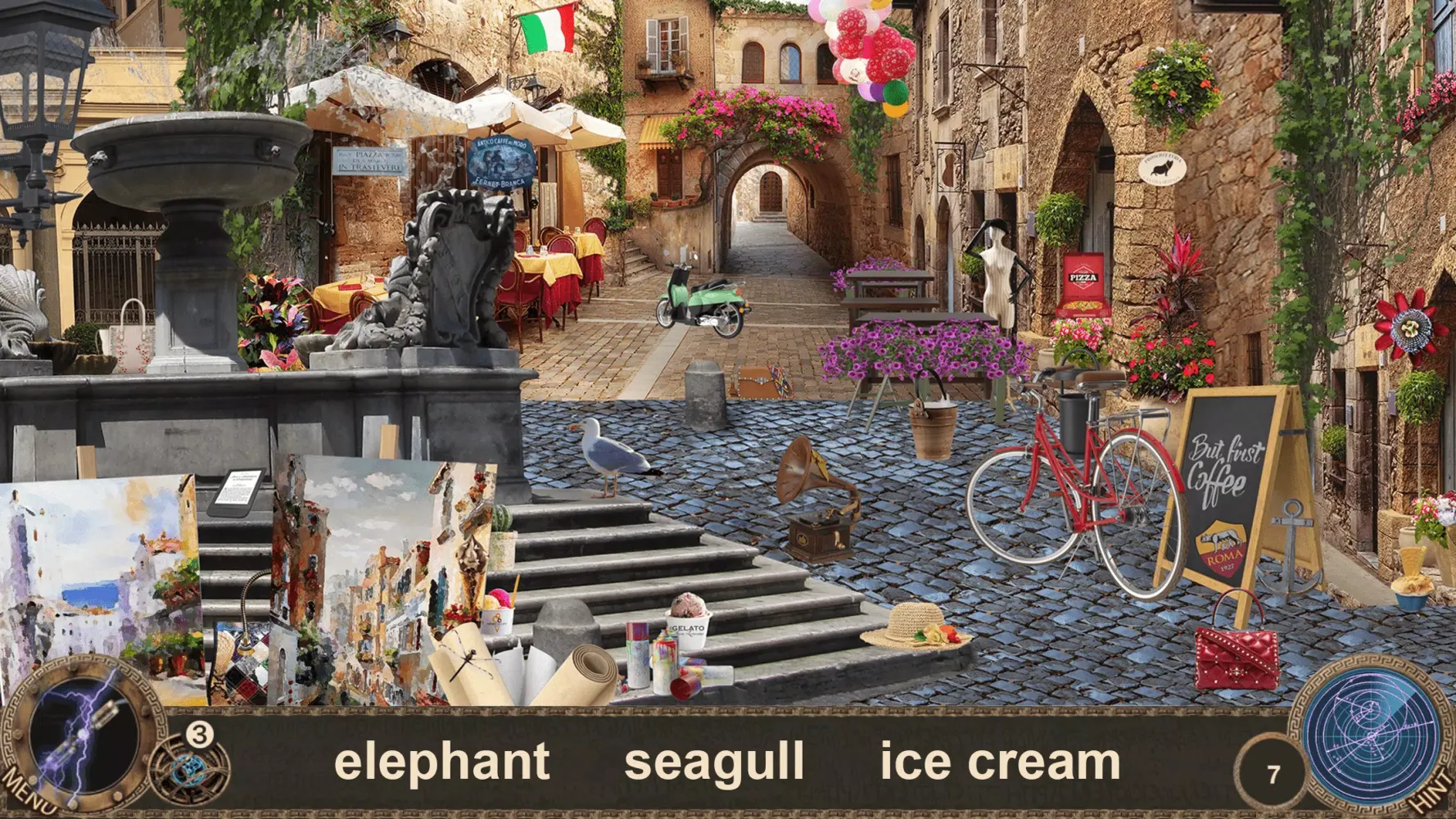 Captures d'écran de Rome: Hidden Object Games