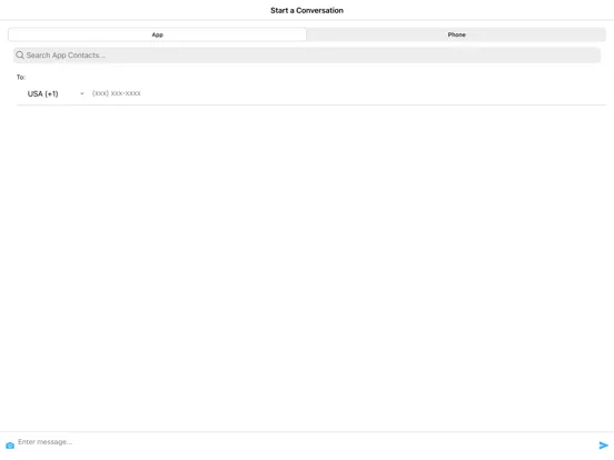 ภาพหน้าจอของ CrispTel Messenger iPad 