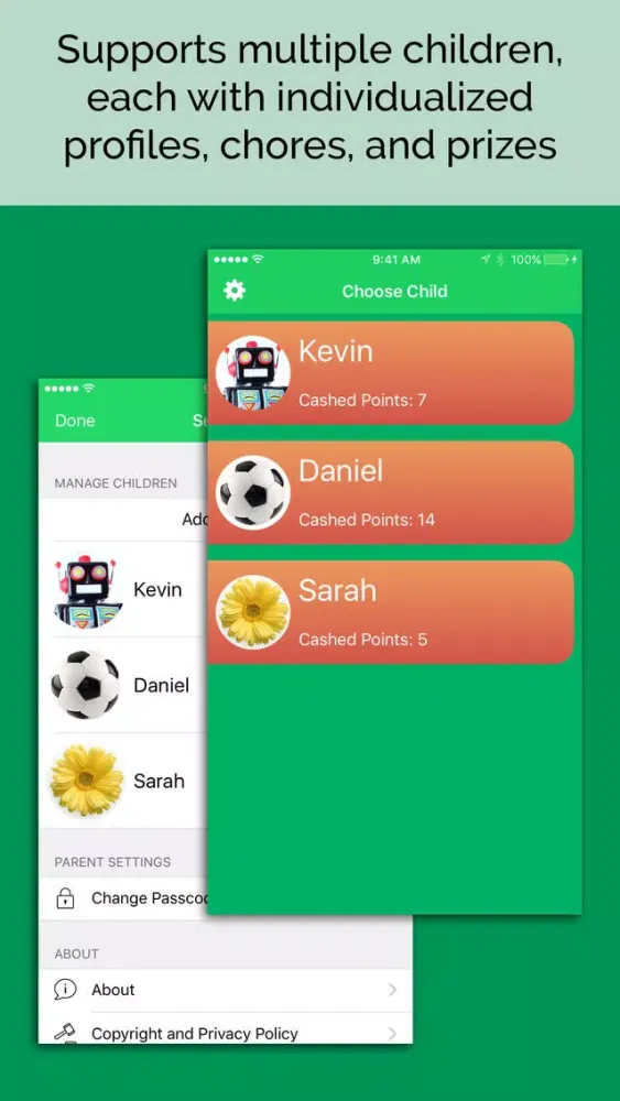 Capturas de tela do PrizePal: Powerful Chore Tracker and Prize Manager
