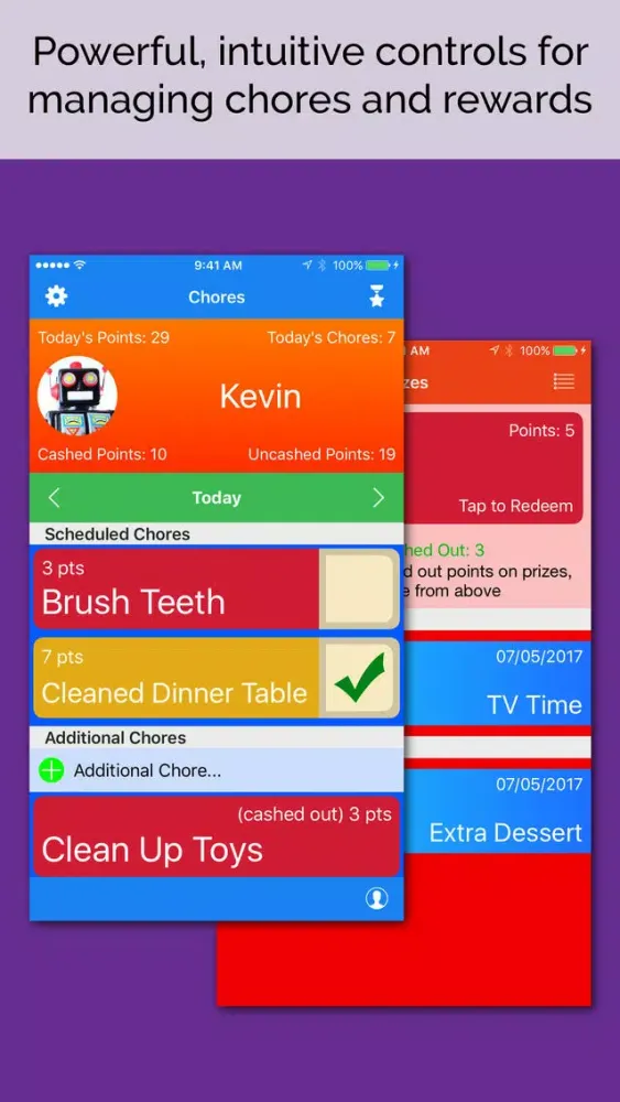Capturas de tela do PrizePal: Powerful Chore Tracker and Prize Manager