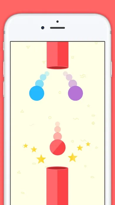 Paintball Rush - The Amazing Color Tap Game Ekran Görüntüleri