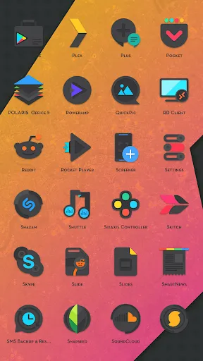 Crispy Dark Icon Pack Screenshots