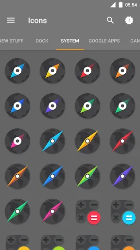 Crispy Dark Icon Pack Screenshots