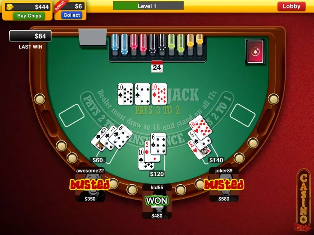 Blackjack Live : Casino All-In iPad  スクリーンショット