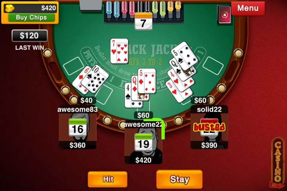 Blackjack Live : Casino All-In スクリーンショット