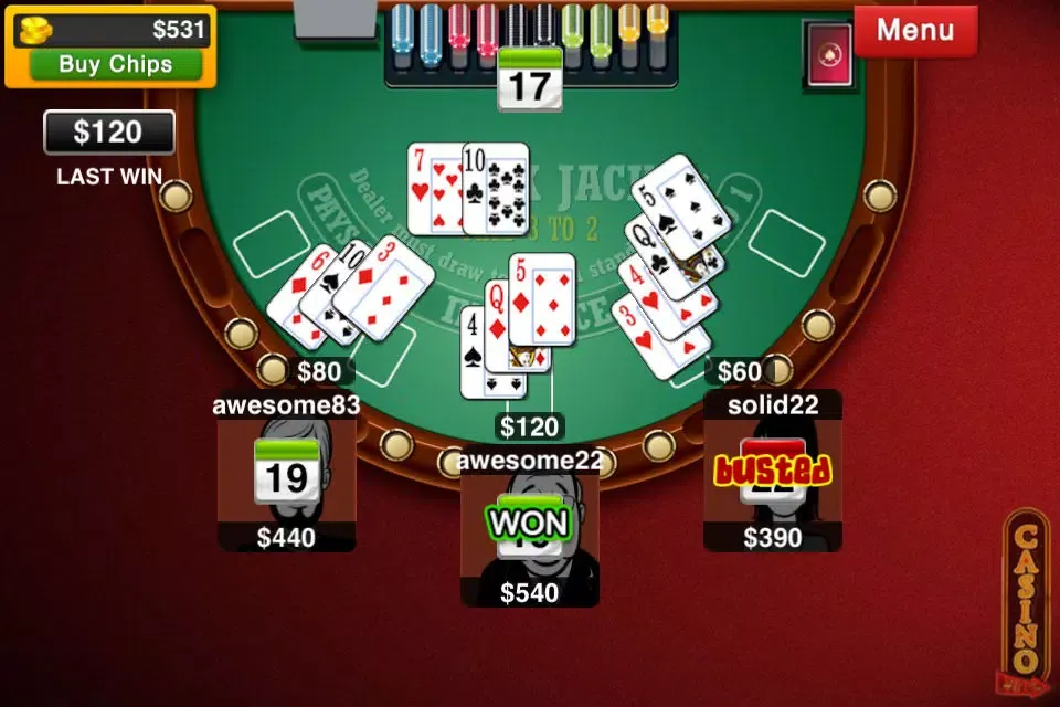 Blackjack Live : Casino All-In スクリーンショット