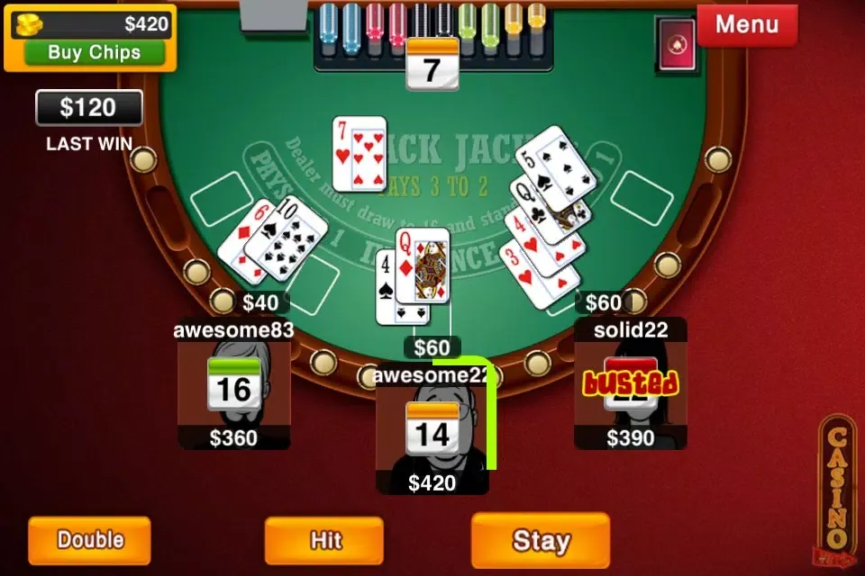 Blackjack Live : Casino All-In スクリーンショット