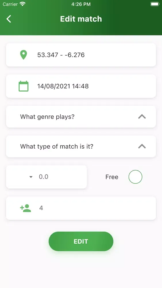 Fulbito App স্ক্রিনশট