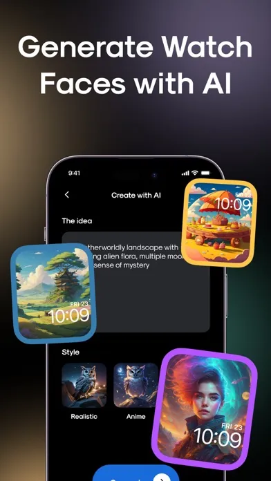 Capturas de pantalla de Watch Faces Gallery Widgets AI