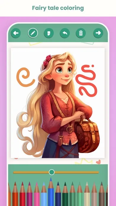 Скриншоты Princess coloring book game