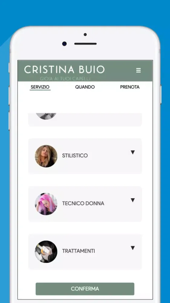 Gioia ai tuoi capelli应用截图