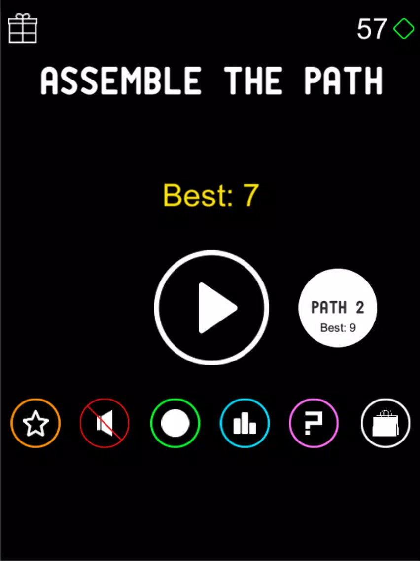Tangkapan layar Assemble the path iPad 