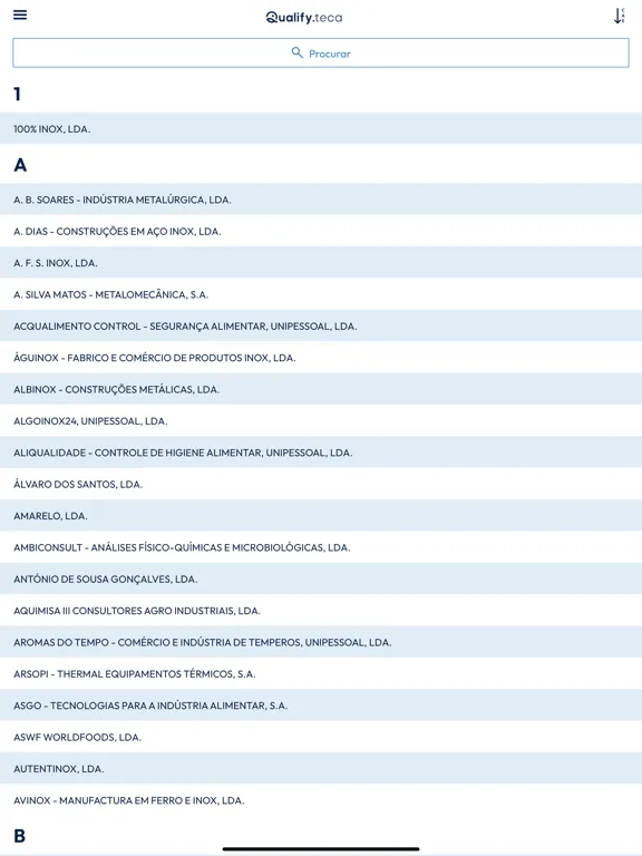 Zrzuty ekranu Qualify.teca iPad 