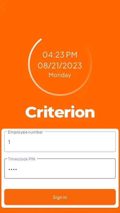 Criterion Kiosk Ekran Görüntüleri