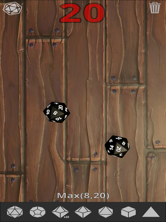 Tangkapan layar RPG Dice by Crit Games iPad 