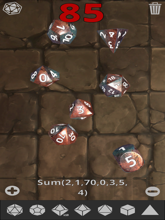 Tangkapan layar RPG Dice by Crit Games iPad 