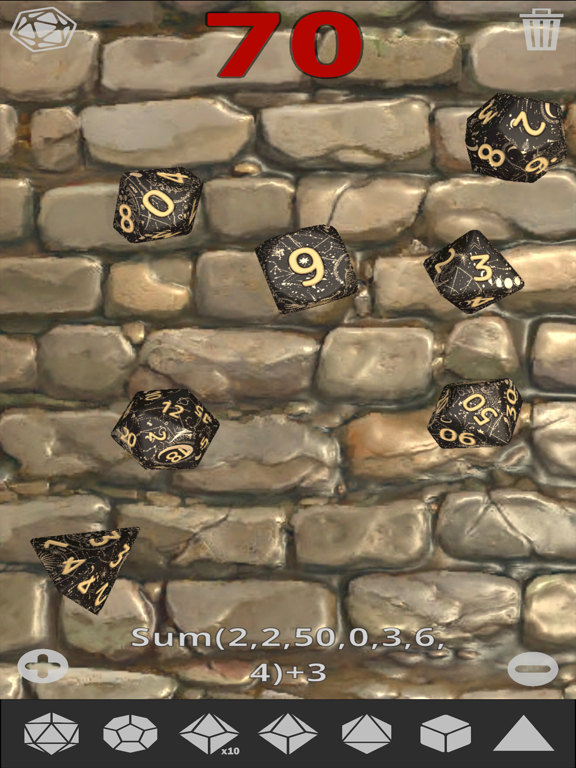Tangkapan layar RPG Dice by Crit Games iPad 