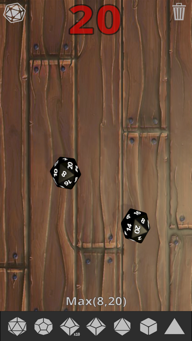 Tangkapan layar RPG Dice by Crit Games